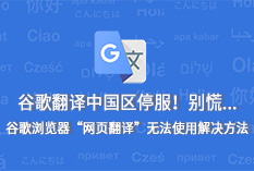 谷歌 Chrome 浏览器无法翻译网页的问题及解决方法教程
